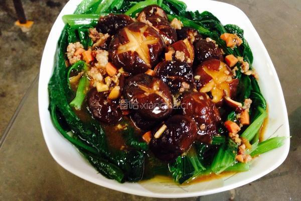 香菇青菜的做法图解8