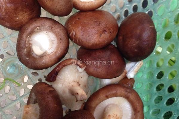 香菇青菜的做法图解2