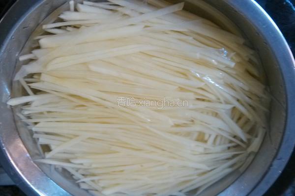 土豆炒肉丝的做法图解5