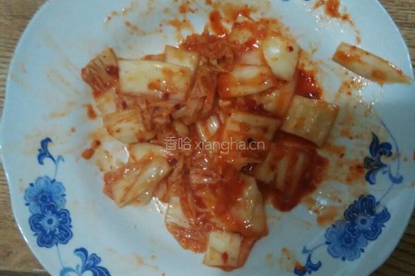 辣白菜炒土豆片的做法图解2