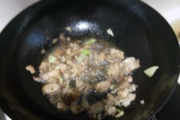 双椒肉片的做法图解3