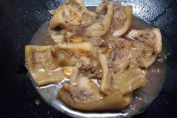 豉油卤猪头皮的做法图解5