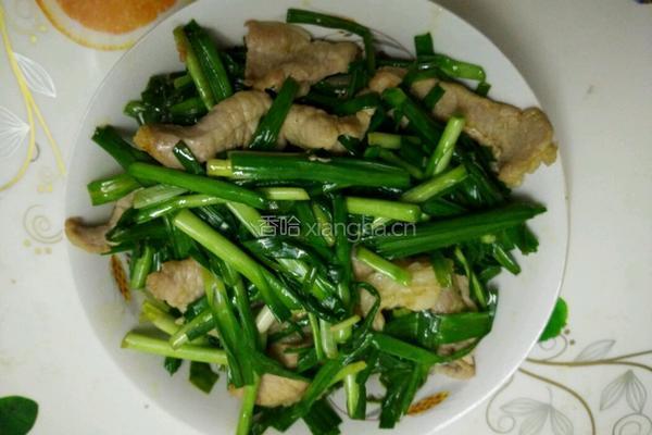 蒜苗炒腊肉