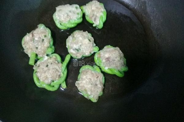 豆角酿肉的做法图解6