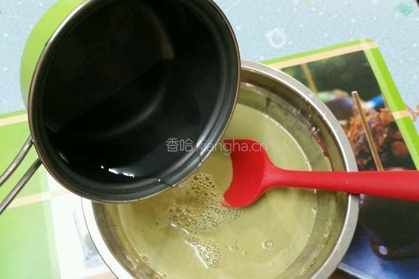 抹茶蒸糕的做法图解3