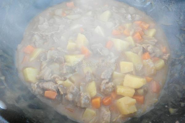 咖喱牛肉焗饭的做法图解8