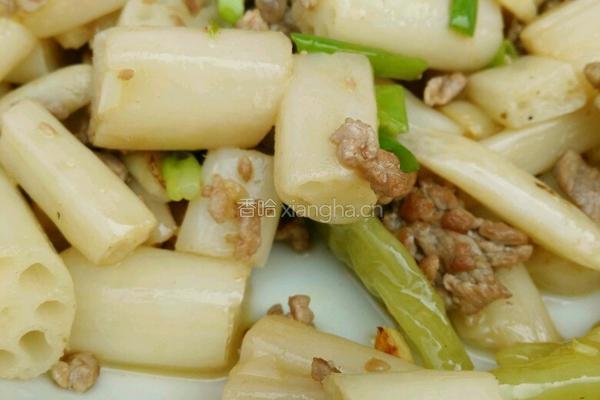 小炒藕尖的做法图解3
