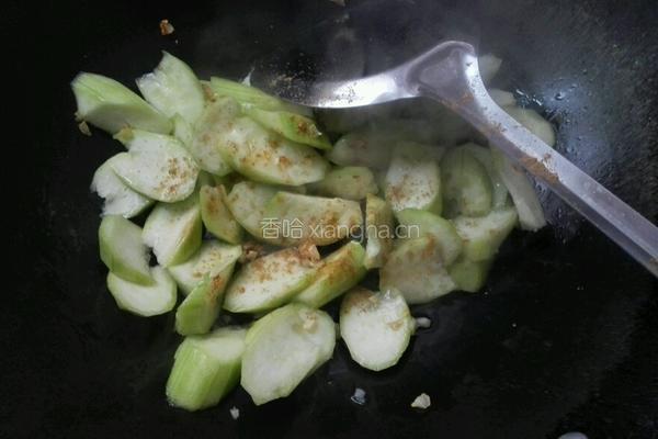 丝瓜炒菜花的做法图解6