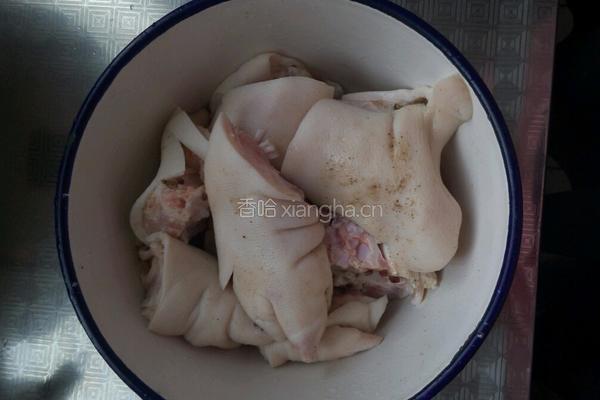 黄豆猪蹄（电饭锅简易版）的做法图解1