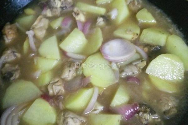 咖喱土豆鸡腿饭的做法图解7