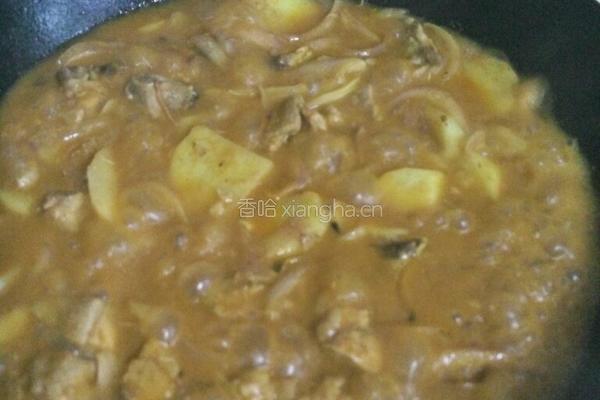 咖喱土豆鸡腿饭的做法图解9
