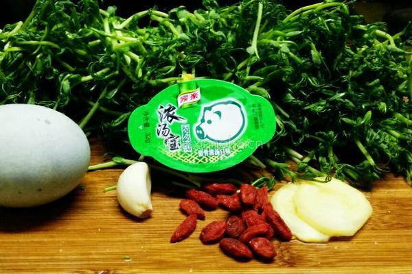 上汤豆苗的做法图解1