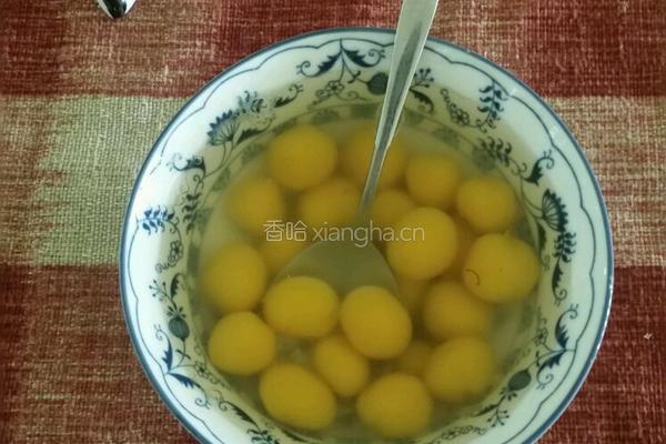 桂花南瓜汤圆的做法图解4
