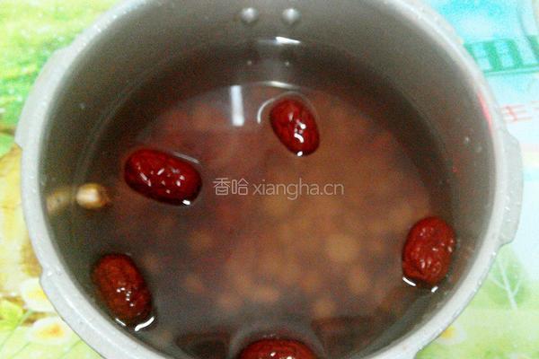 黑白糯米粥的做法图解4
