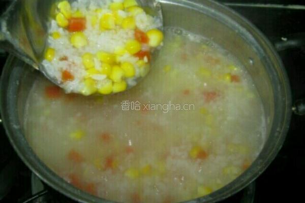 胡萝卜玉米粥的做法图解6