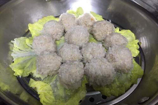 珍珠丸子的做法图解14