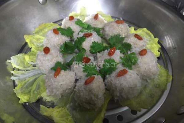 珍珠丸子的做法图解17