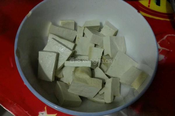 青菜豆腐的做法图解2