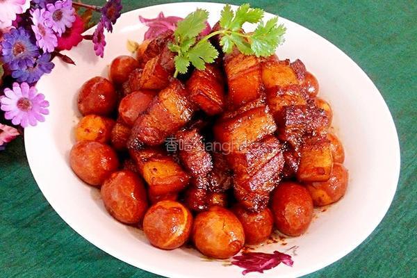 红烧肉炖鹌鹑蛋的做法图解10