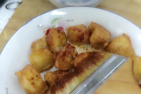 炸墨鱼丸的做法图解6