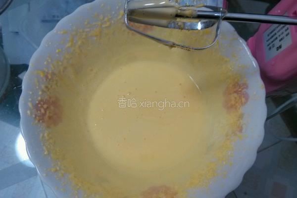 苹果豆浆戚风小蛋糕的做法图解3