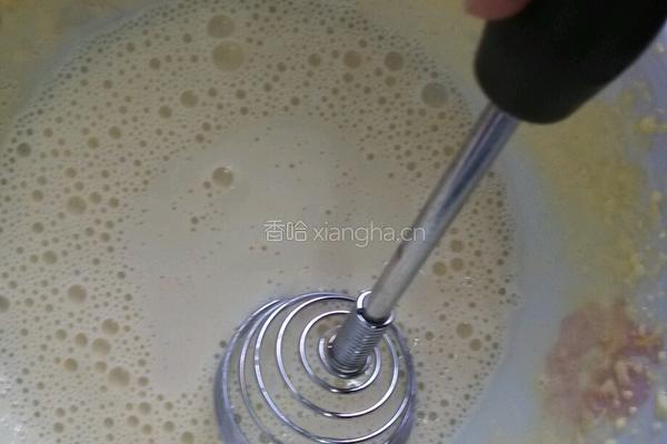 苹果豆浆戚风小蛋糕的做法图解4