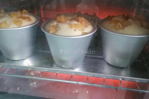 苹果豆浆戚风小蛋糕的做法图解9