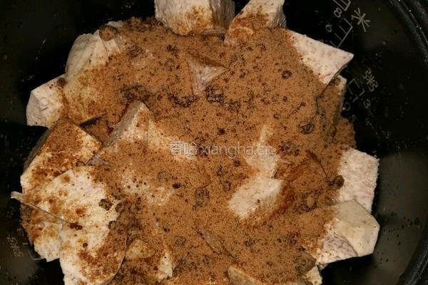 甜芋头甜番薯的做法图解3