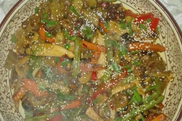 风味香麻牛肉干锅的做法图解32