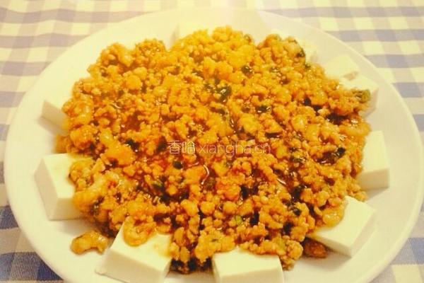 肉沫蒸豆腐的做法图解5