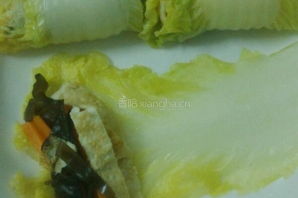 蒜蓉白菜卷的做法图解4