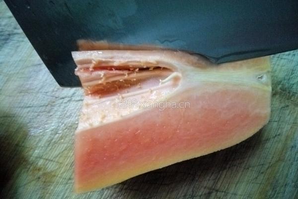 木瓜银耳糖水的做法图解3