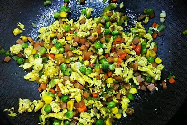 咖喱八宝炒饭的做法图解15