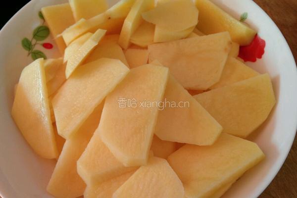 土豆片大辣椒的做法图解2