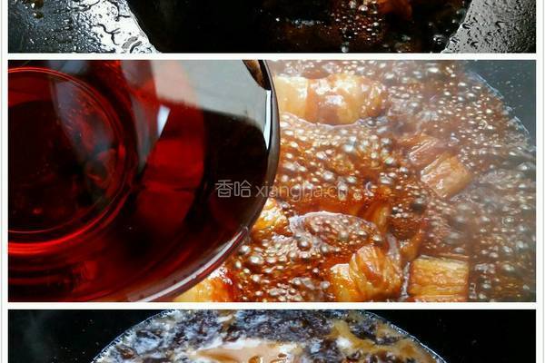 板栗花雕红烧肉的做法图解5