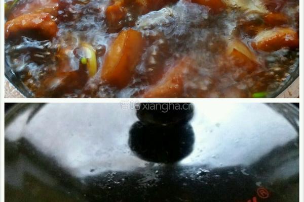 板栗花雕红烧肉的做法图解7
