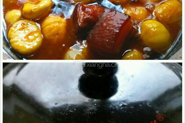 板栗花雕红烧肉的做法图解11