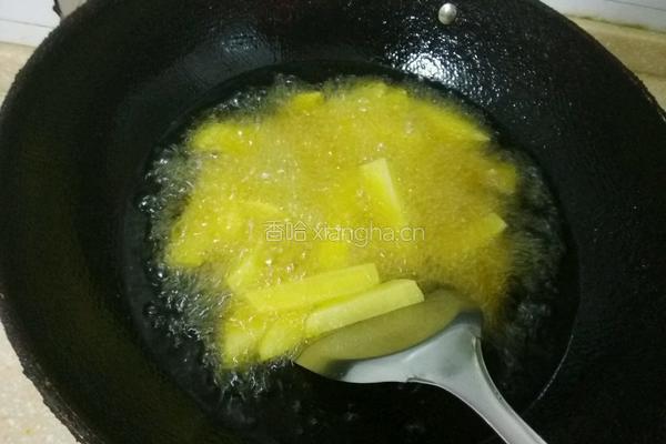 肉冒茄子土豆条的做法图解4