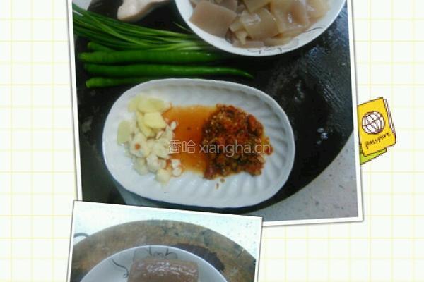 瘦肉青椒炒魔芋的做法图解1