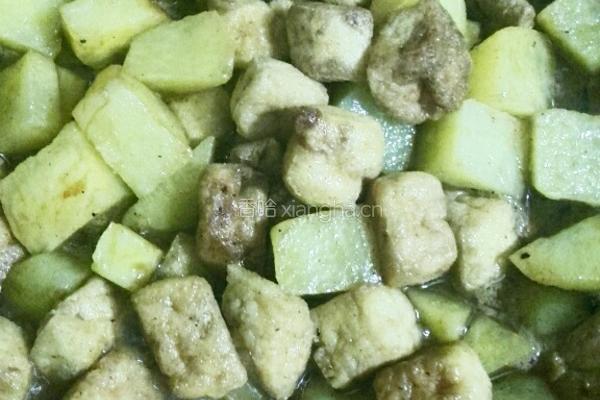 油豆腐土豆炒肉块的做法图解6