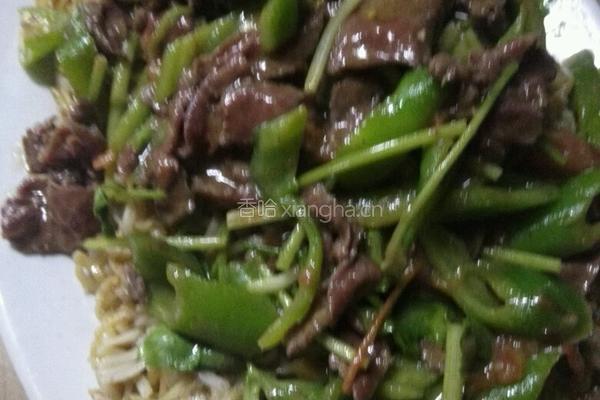 牛肉青椒炒河粉