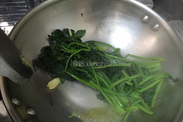 蒜香菠菜的做法图解7