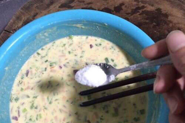 蔬菜鸡蛋饼的做法图解5