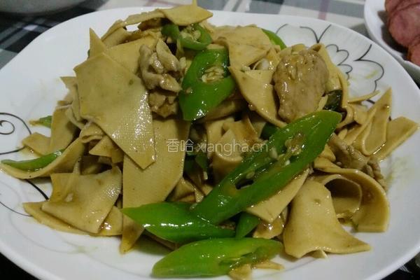 尖椒干豆腐的做法图解5