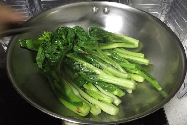 清炒高脚菜心的做法图解5
