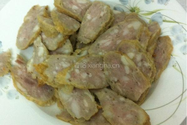 红萝卜炒肉卷的做法图解2