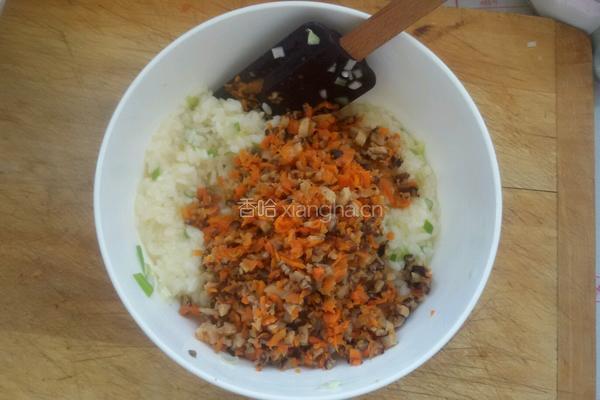 蔬菜米饭饼的做法图解7