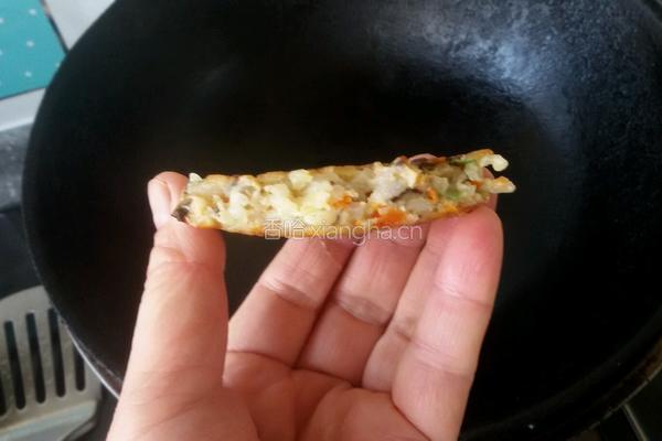 蔬菜米饭饼的做法图解12
