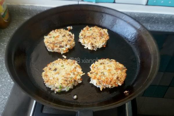 蔬菜米饭饼的做法图解11