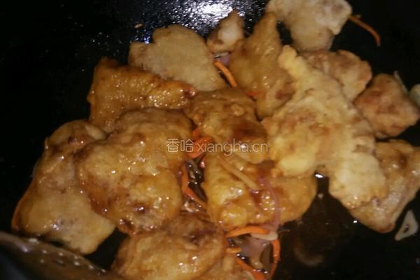 家常锅包肉的做法图解14